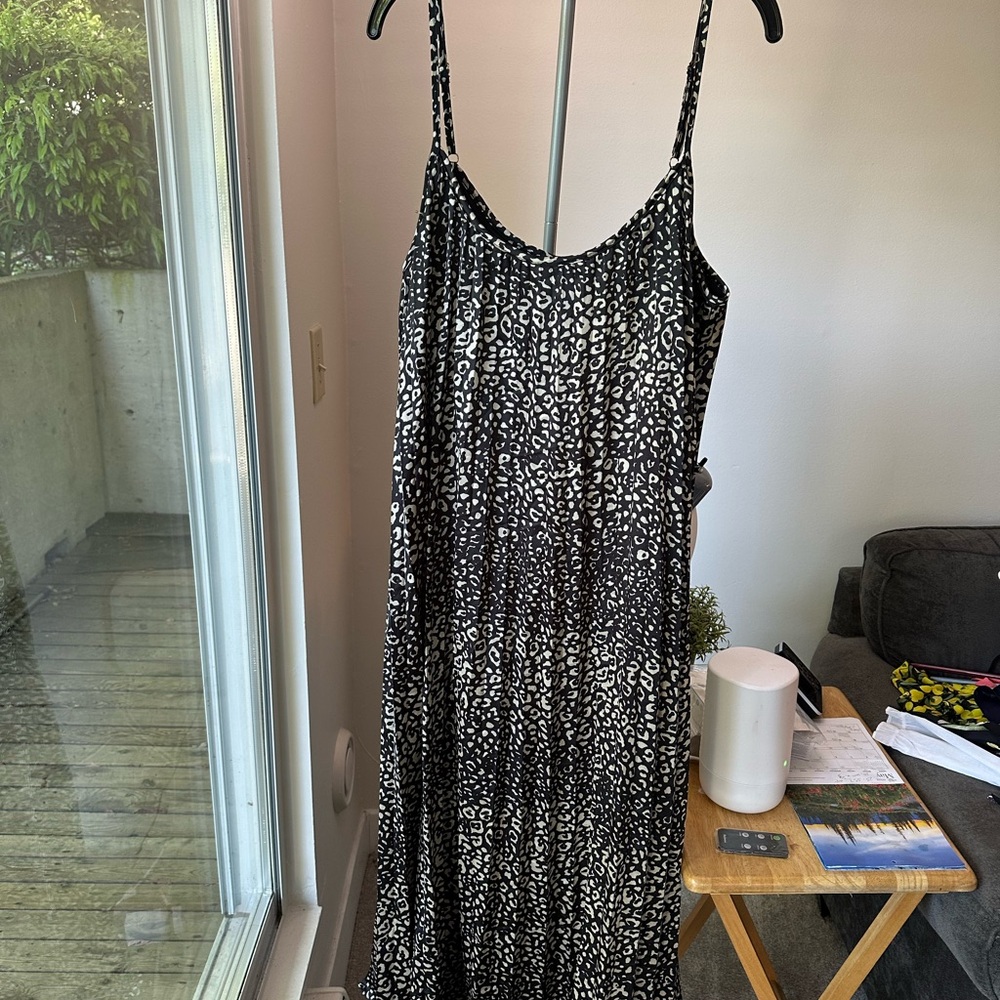 Leopard Print Maxi Dress